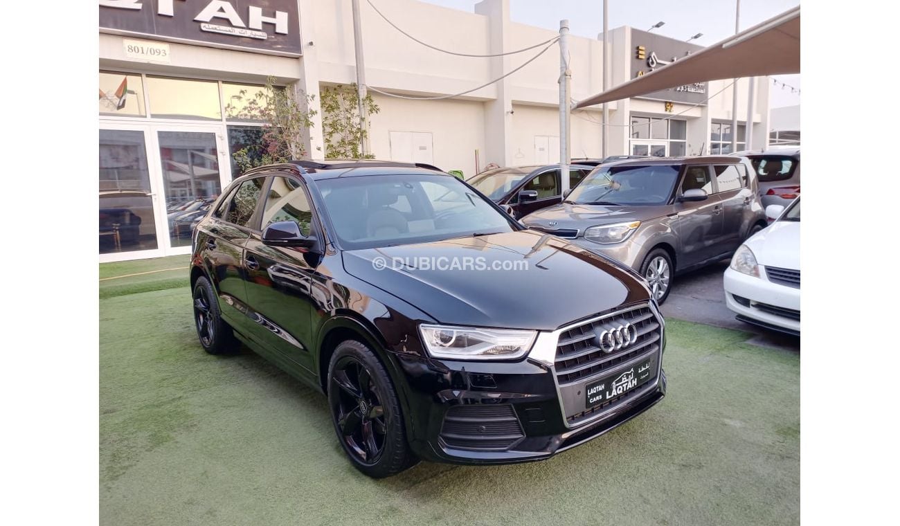 Audi Q3 4 cylinder, 2018 model, leather panorama, cruise control, sensor wheels, in excellent condition