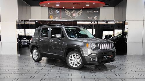 Jeep Renegade AED 850 P.M | 2017 JEEP RENEGADE MASTER LONGITUDE | UNDER WARRANTY | GCC | FULL PANORAMIC VIEW