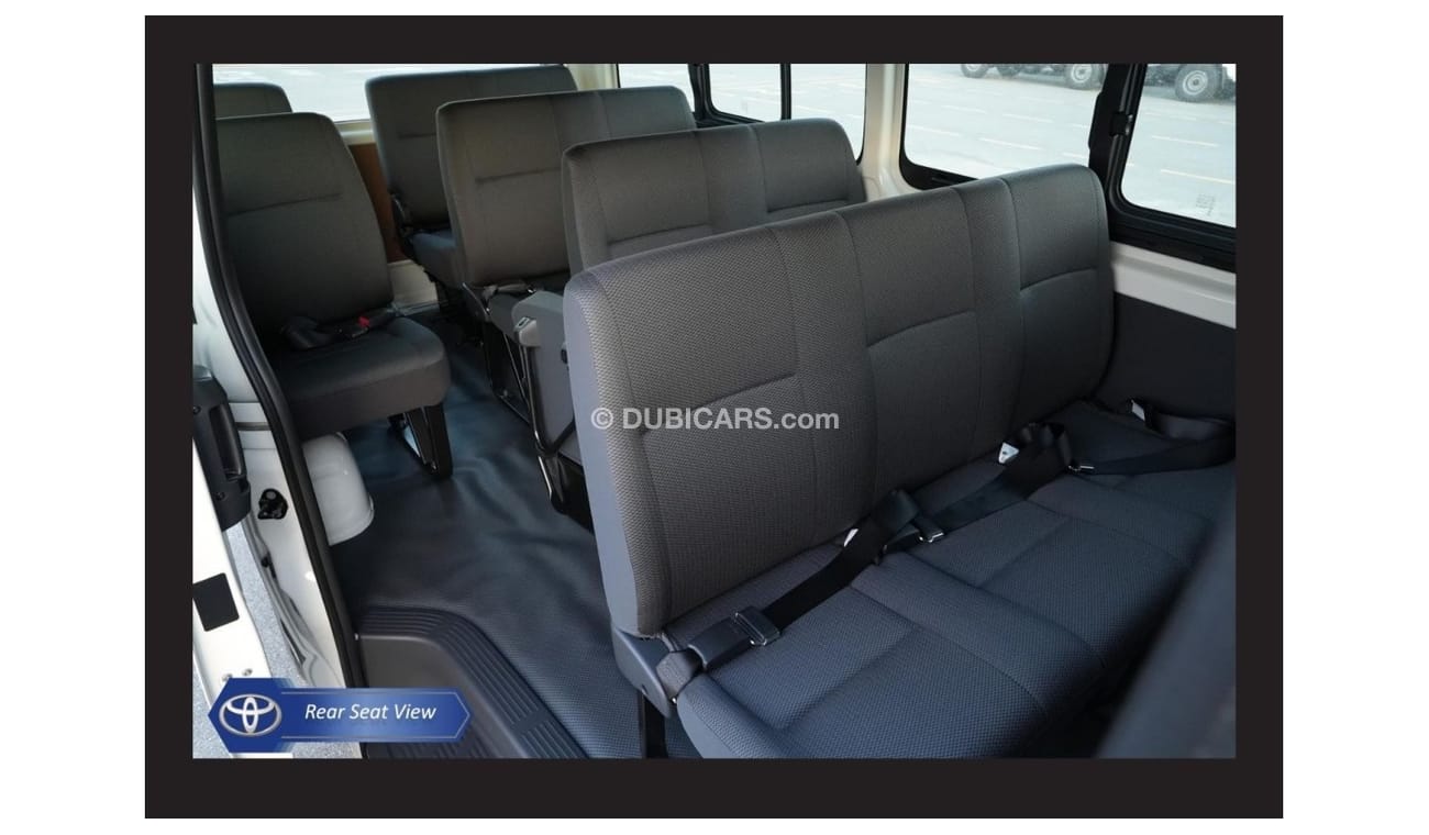 تويوتا هاياس TOYOTA HIACE 2.5L DLX 15-STR SR MID MT DSL 2024 Model Year Export Only