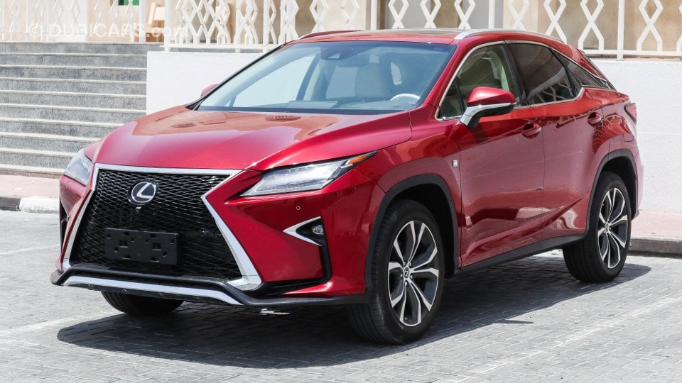 Lexus RX 350 for sale AED 128,000. Red, 2018