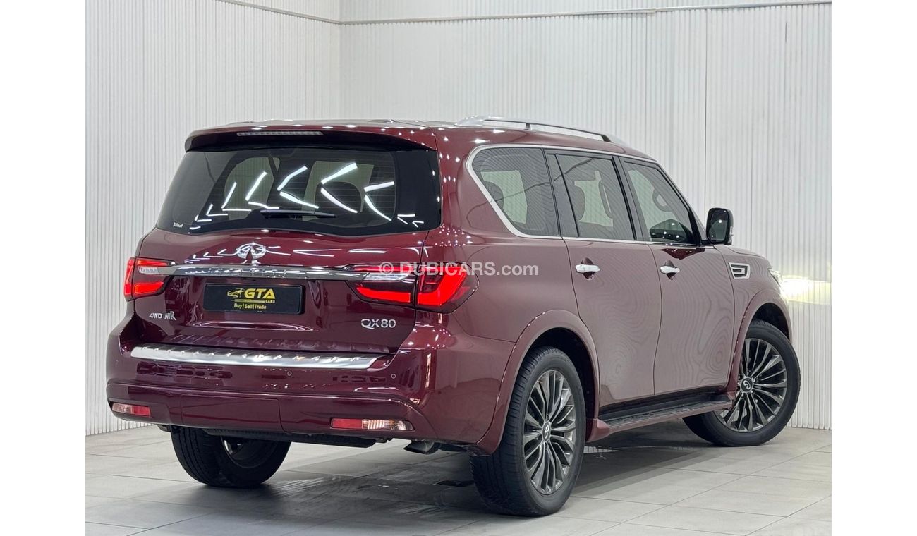 إنفينيتي QX80 Black Edition 8 5.6L 2021 Infiniti QX80 Black Edition, 2027 Infiniti Warranty + Service Pack, 8 Seat