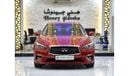 Infiniti Q50 EXCELLENT DEAL for our Infiniti Q50 2.0t ( 2018 Model ) in Red Color GCC Specs