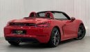 Porsche 718 Boxster 2017 Porsche 718 Boxster S, Feb 2025 Porsche Warranty, Full Porsche Service History, Low Kms, GCC