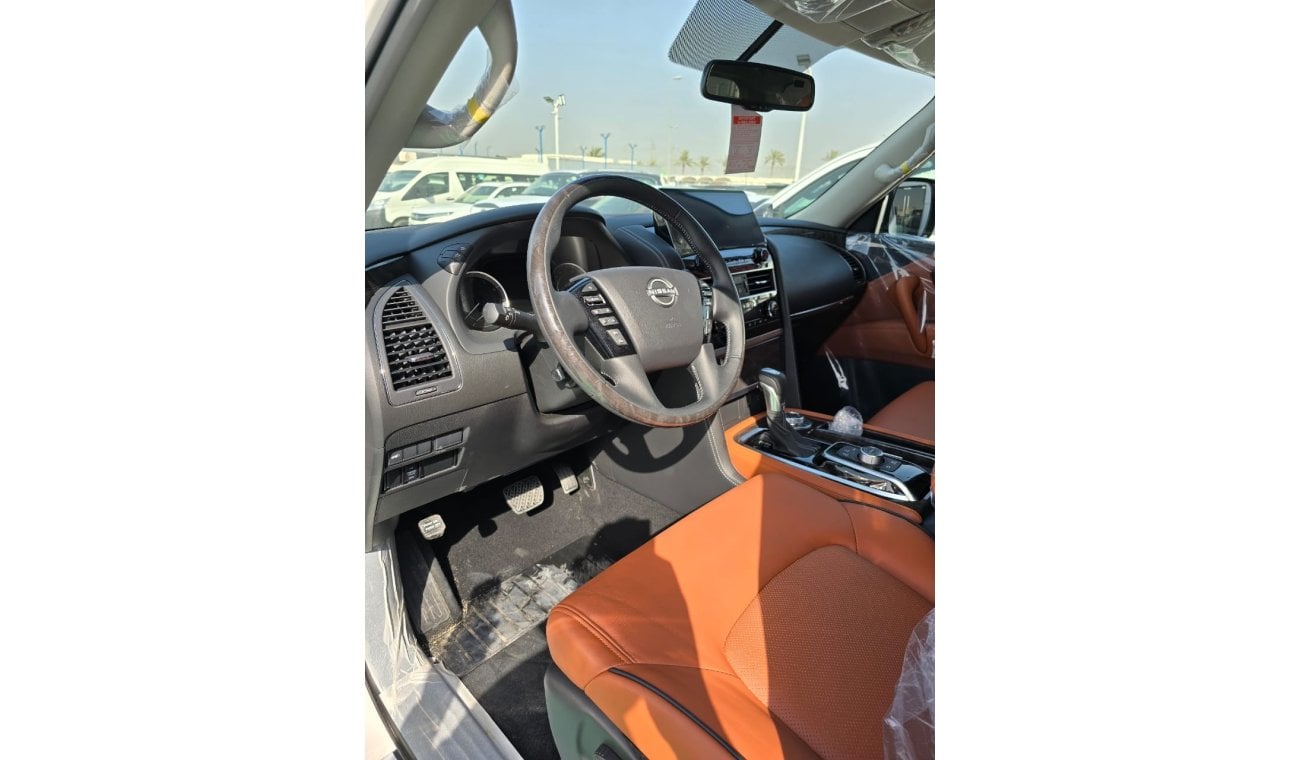 نيسان باترول 5.6L PETROL V8, 360 CAMERA, COOLER AND HEATER SEATS 2024