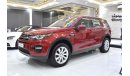 Land Rover Discovery Sport EXCELLENT DEAL for our Land Rover Discovery Sport SE Si4 ( 2016 Model ) in Red Color GCC Specs