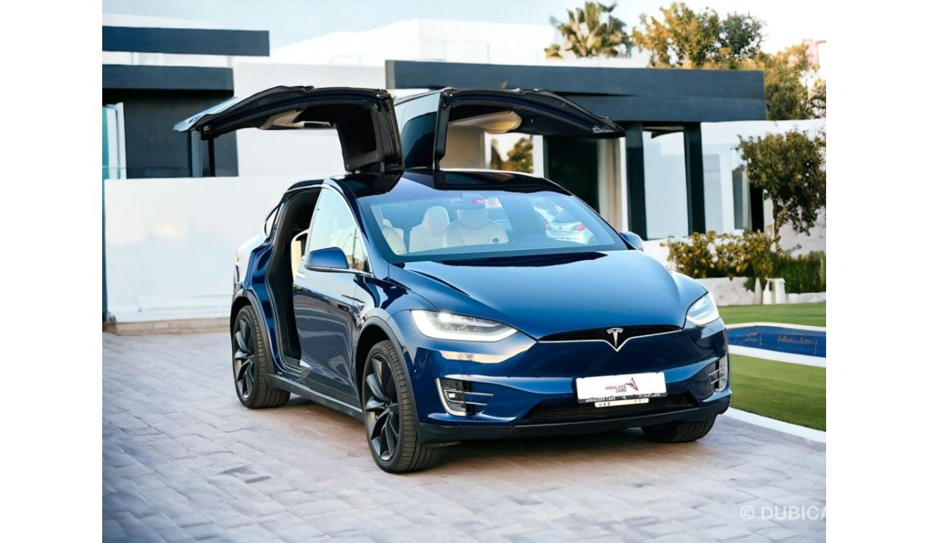 تسلا موديل اكس AED 3600 PM | TESLA MODEL X 2020 | UNDER WARRANTY | GCC | FIRST OWNER | Full Service History