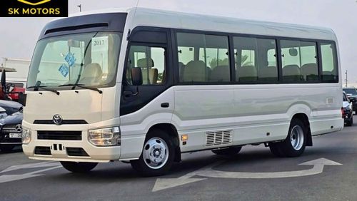 Toyota Coaster DIESEL/ V6 1HZ ENGINE/ 23 SEATER/ LOW MILEAGE / LOT# 6001217