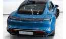 بورش تايكان 2023 Porsche Taycan GTS, 2026 Porsche Warranty, Neptune Blue, Low KMs, GCC