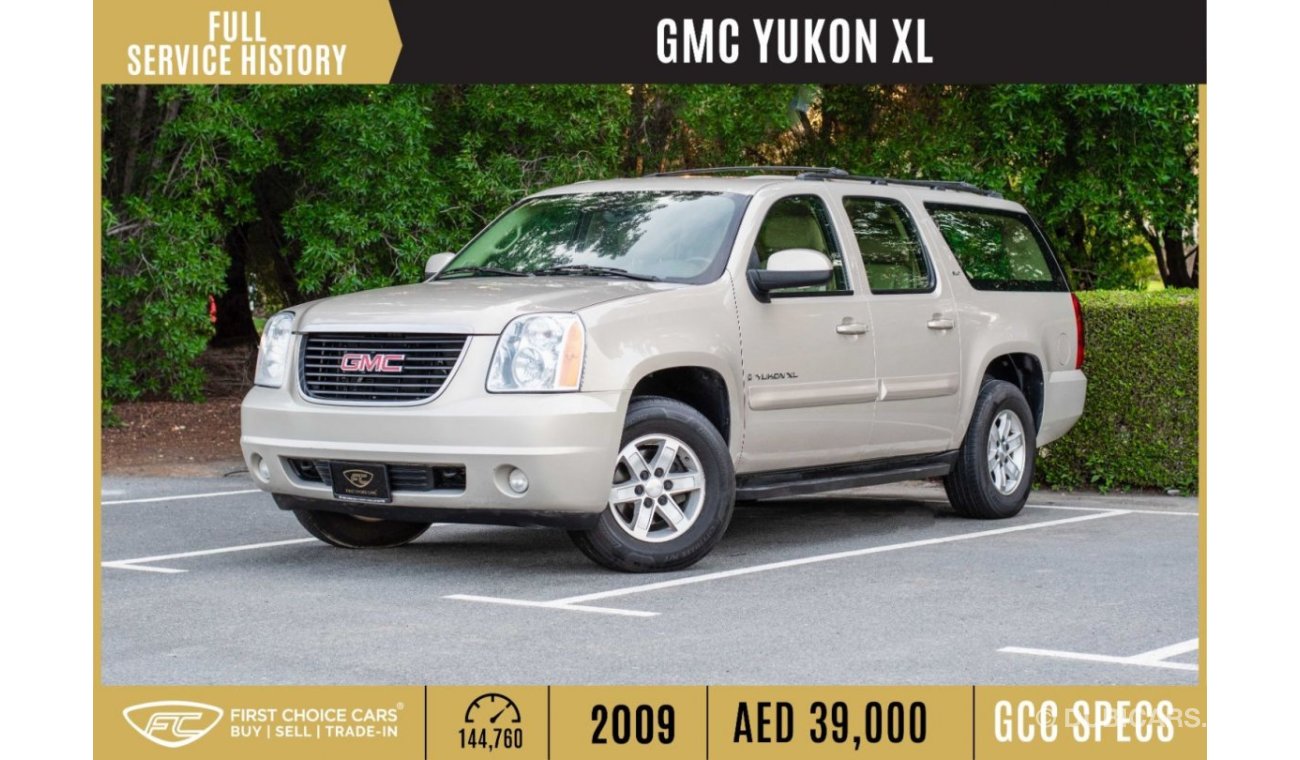 GMC Yukon 2009 | GMC YUKON XL | ORIGINAL PAINT (صبغ وكالة) | GCC SINGLE OWNER | FULL SERVICE HISTORY | G03216