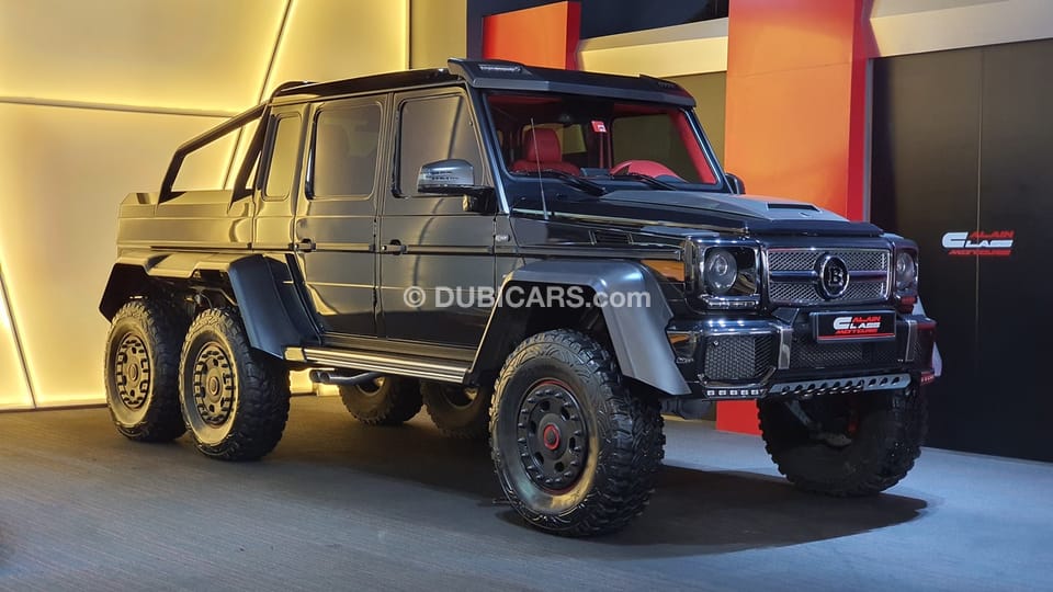 Mercedes-Benz G 63 AMG 6x6 Brabus 700 for sale: AED 3,650,000. Black, 2014