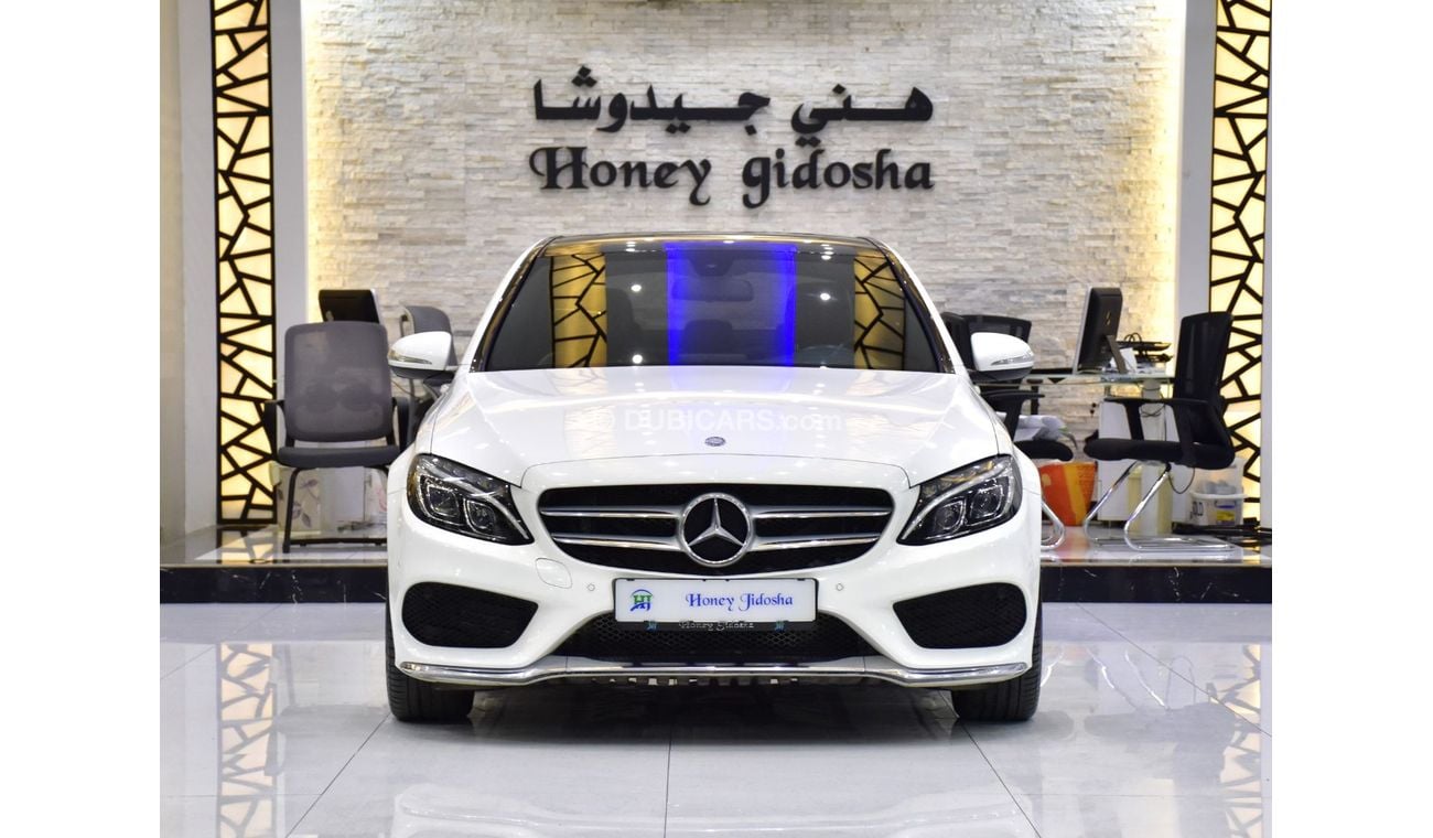 مرسيدس بنز C200 EXCELLENT DEAL for our Mercedes Benz C200 ( 2015 Model ) in White Color GCC Specs