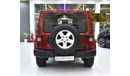 Jeep Wrangler EXCELLENT DEAL for our Jeep Wrangler Unlimited SAHARA ( 2012 Model ) in Maroon Color GCC Specs