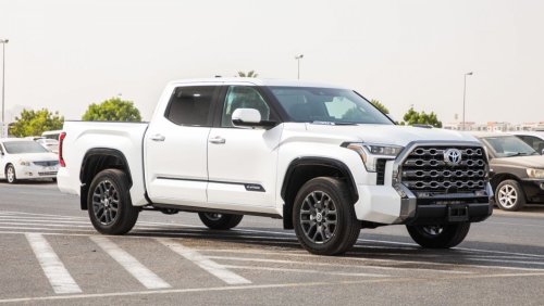 تويوتا تاندرا Platinum Hybrid 4WD CrewMax/2024. Local Registration +10%