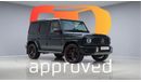 Mercedes-Benz G 63 AMG - 2 Years Approved Warranty - Approved Prepared Vehicle Exterior view