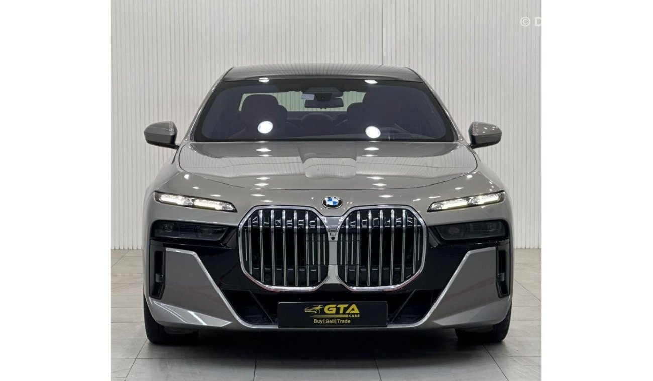 بي أم دبليو 740Li 2023 BMW 740li M-Sport, Feb 2028 BMW Warranty + Service Pack, Full Options, Low Kms, GCC