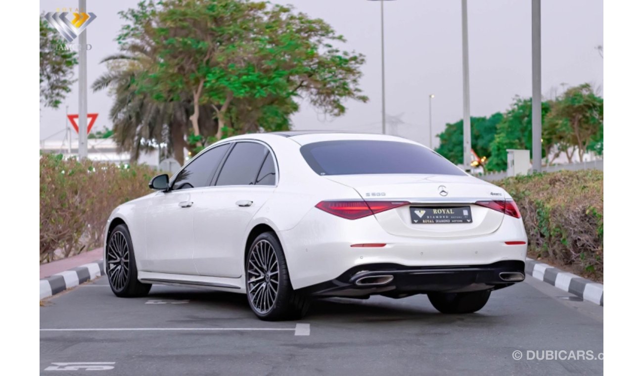 مرسيدس بنز S 500 4M Mercedes Benz S500 AMG kit GCC 2021 Under Warranty From Agency