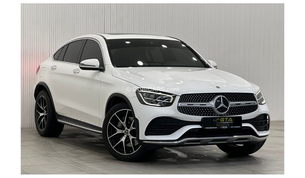 مرسيدس بنز GLC 200 بريميوم 2022 Mercedes GLC200 AMG 4MATIC Coupe, Mar 2027 Mercedes Warranty + Service Pack, Full Optio