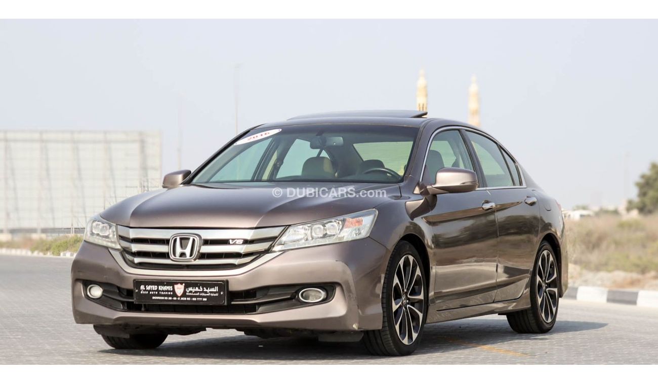 Honda Accord Sport 3.5L Honda Accord 3.5L v6 2016 GCC accident-free in excellent condition