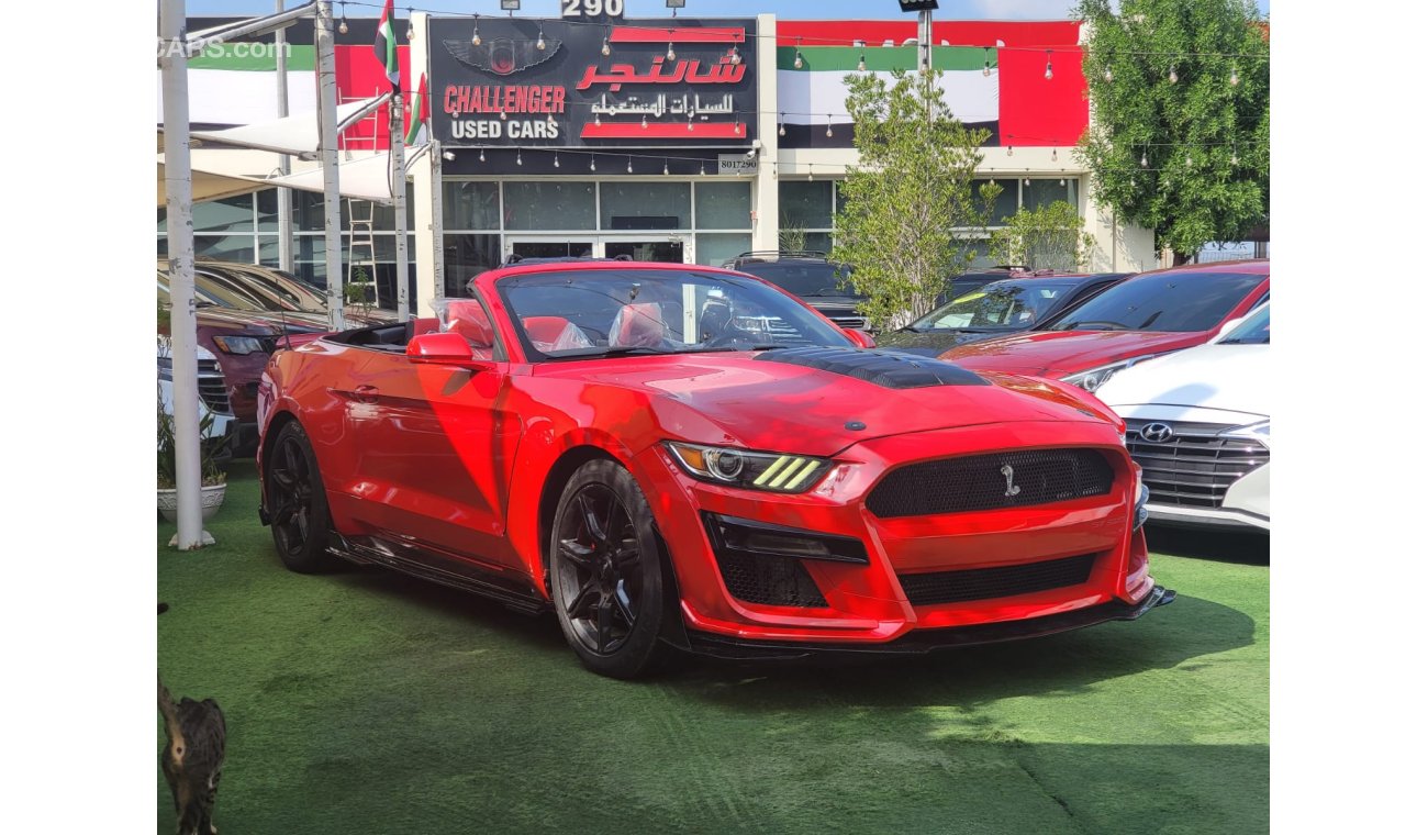 Ford Mustang Ford Mustang 2018 Red 2.3L كيت شيلي مع تزويدات كامله