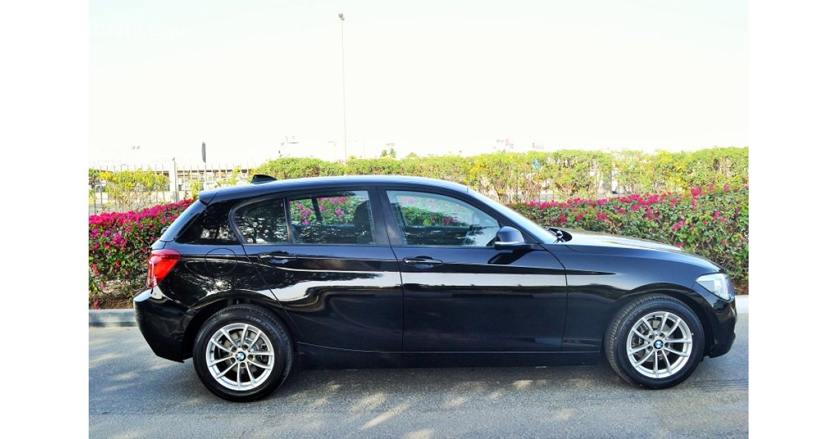 BMW 116 i  ZERO DOWN PAYMENT  940 AED\/MONTHLY  1 YEAR WARRANTY for sale: AED 48,000. Black, 2014