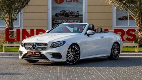 Mercedes-Benz E200 Coupe Mercedes-Benz E200 Convertible 2018 GCC under Warranty with Flexible Down-Payment.