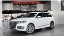 Audi Q7 AED 1,100 P.M | 2017 AUDI Q7 45 TFSI QUATTRO  | 7 SEATS | GCC | FULL SERVICE HISTORY