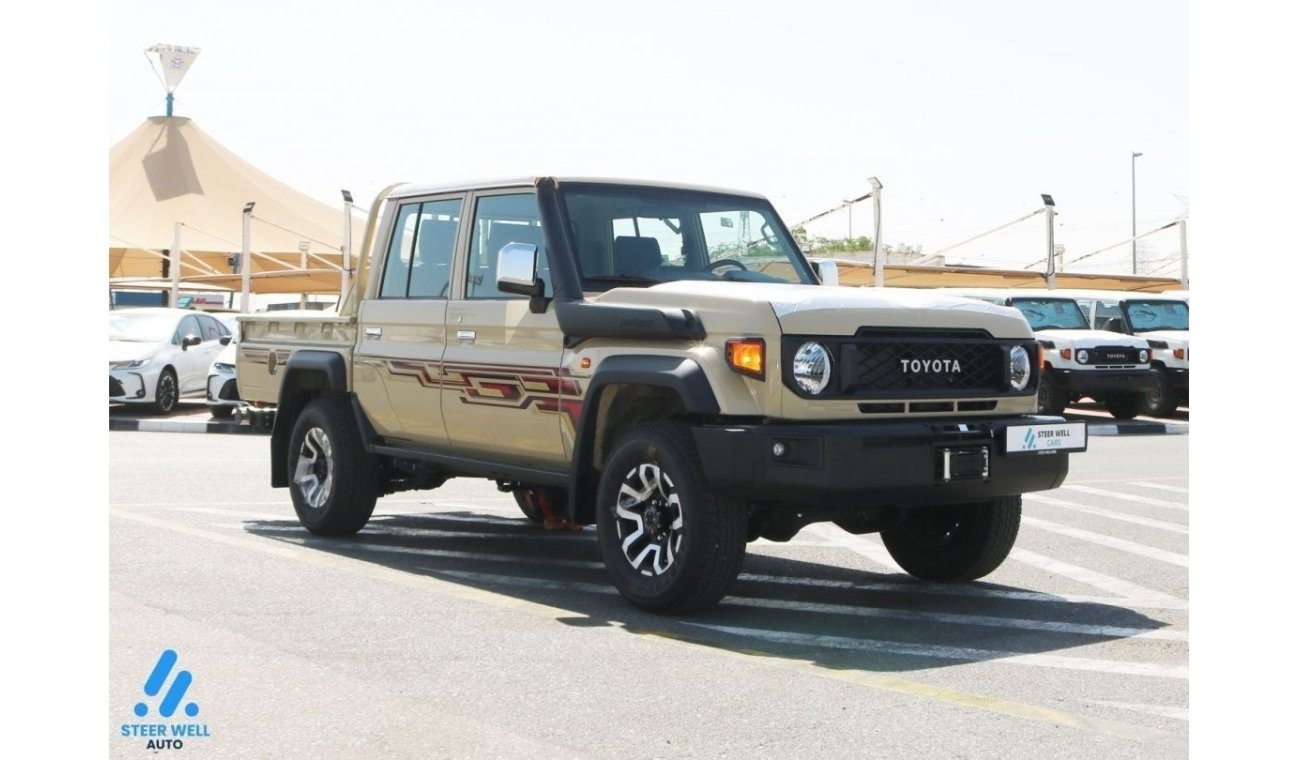 تويوتا لاند كروزر بيك آب 2024 79 Series 4.0L LX V6 Double Cab 4WD 4 Doors Petrol AT - Book Now!