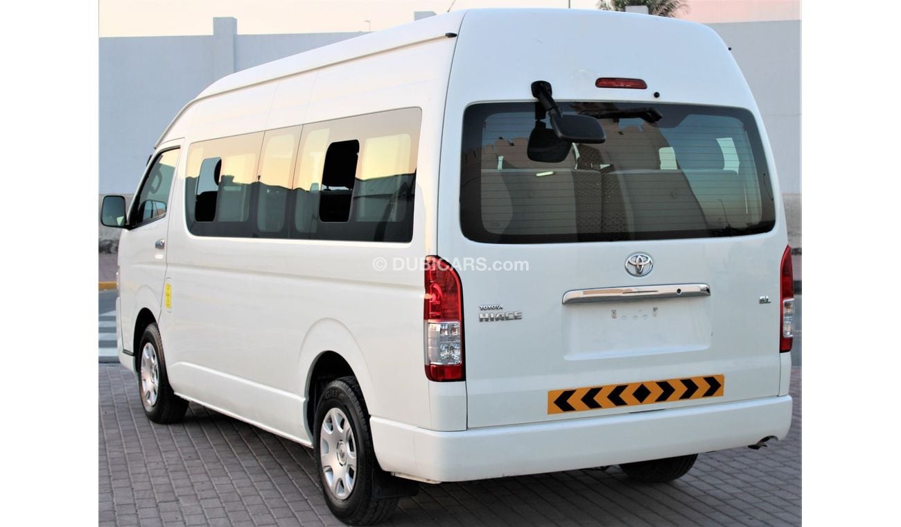 Toyota Hiace Toyota Haice High Roof 2016  GCC in excellent condition without accidents, very clean from inside an