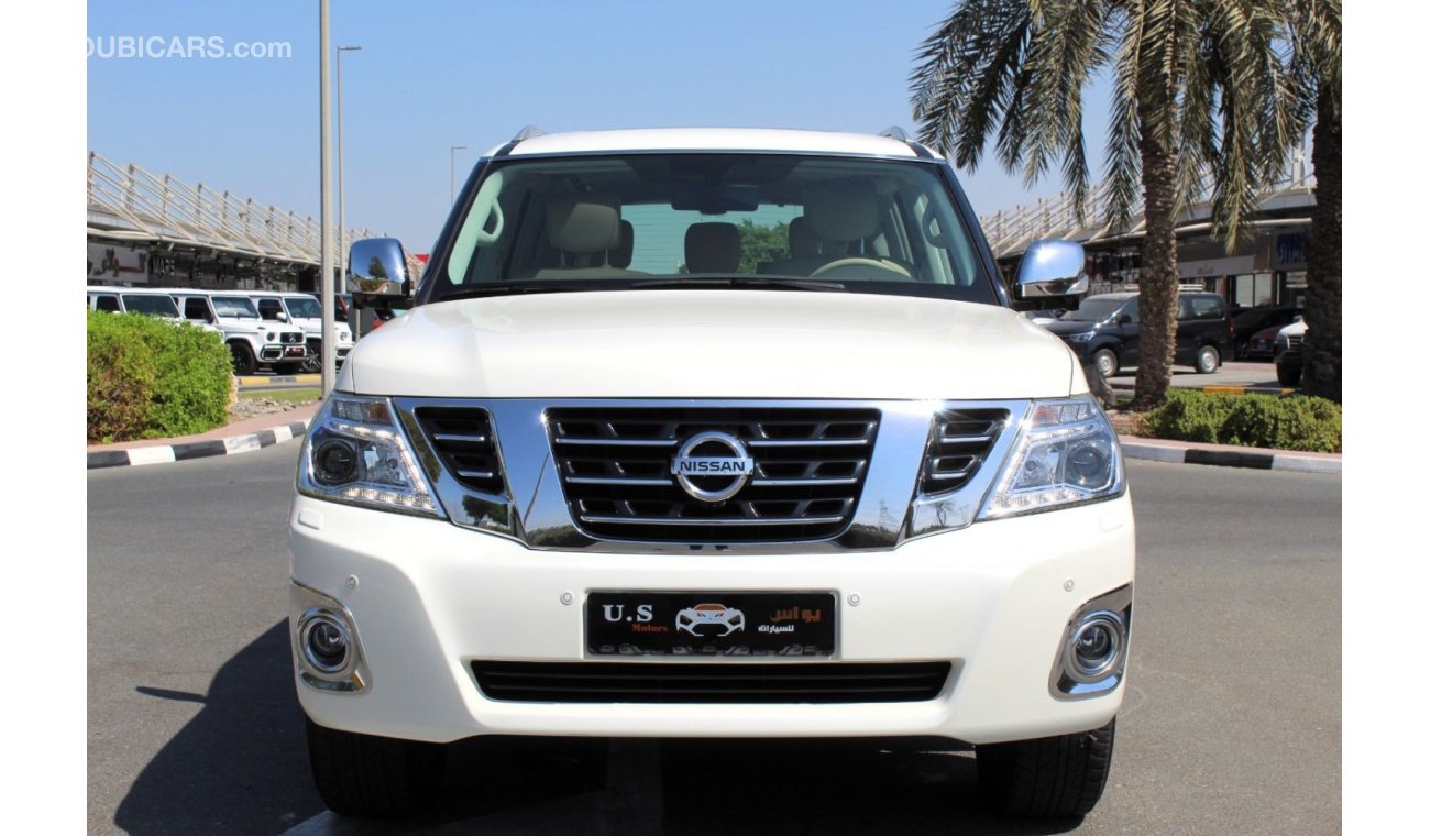 Nissan Patrol SE Platinum NISSAN PATROL PLATINUM 2018 GCC LOW MILEAGE SINGLE OWNER WITH FULL AGENCY SERVICE HISTOR