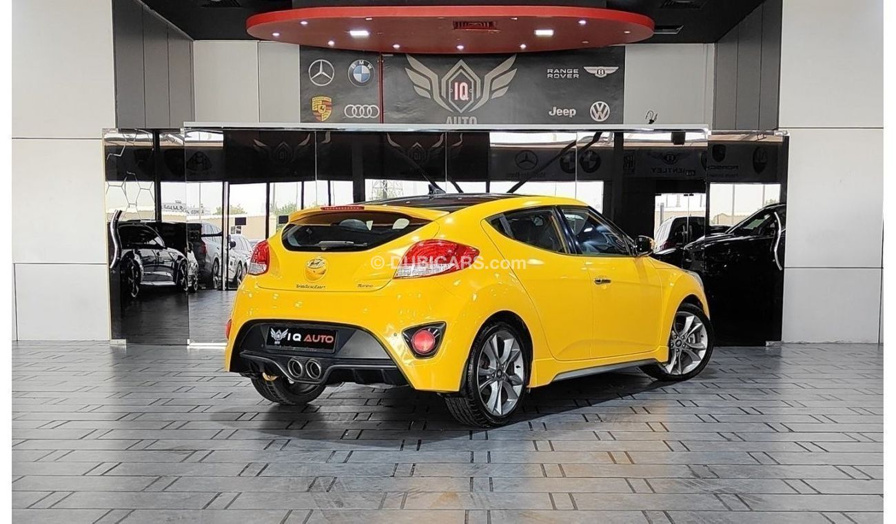 Hyundai Veloster AED 850 P.M | 2016 HYUNDAI VELOSTER TURBO 1.6L | GCC | PANORAMIC ROOF