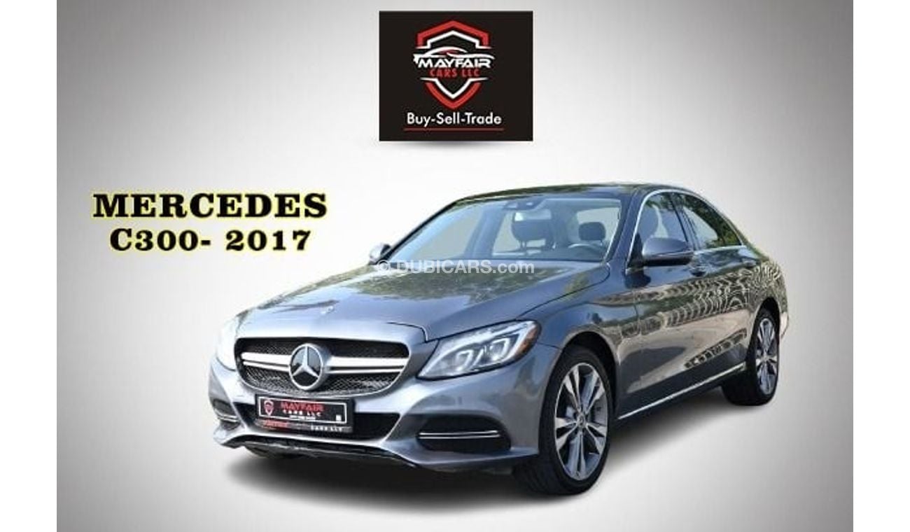 Mercedes-Benz 300 0% DP - ENGINE+GEAR+CHASSIS GURANTEE - MERCEDES C300 2.0 4MATIC LUXURY AWD 2017  - US SPECS