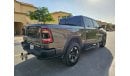 RAM 1500 RAM REBEL/ PANORAMIC ROOF/ 2 TONE LEATHER/ DUAL TRUNK/ CANADIAN CLEAN TITLE