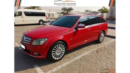 مرسيدس بنز C200 Mercedes C200 Elegance Station Wagon V4 2.0L GCC 2009 Model In Perfect Condition