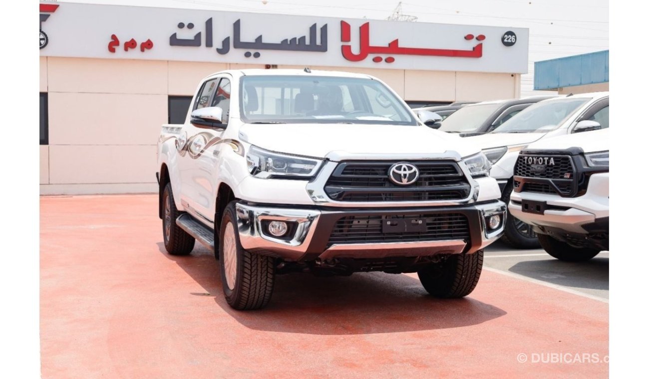 تويوتا هيلوكس TOYOTA HILUX 2.7 AT FULL OPTION WHITE 2024 WITHOUT PUSH START