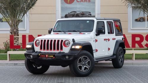 Jeep Wrangler Unlimited Sport 3.6L A/T Jeep Wrangler Unlimited Sport 2018 GCC under Warranty with Flexible Down-Pa