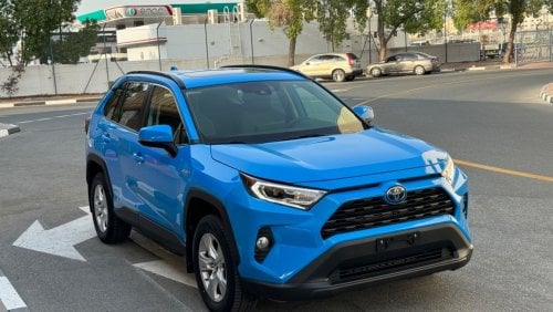 Toyota RAV4 XLE 2019 HYBRID HEV SUNROOF BLUE FULL OPTION US SPEC