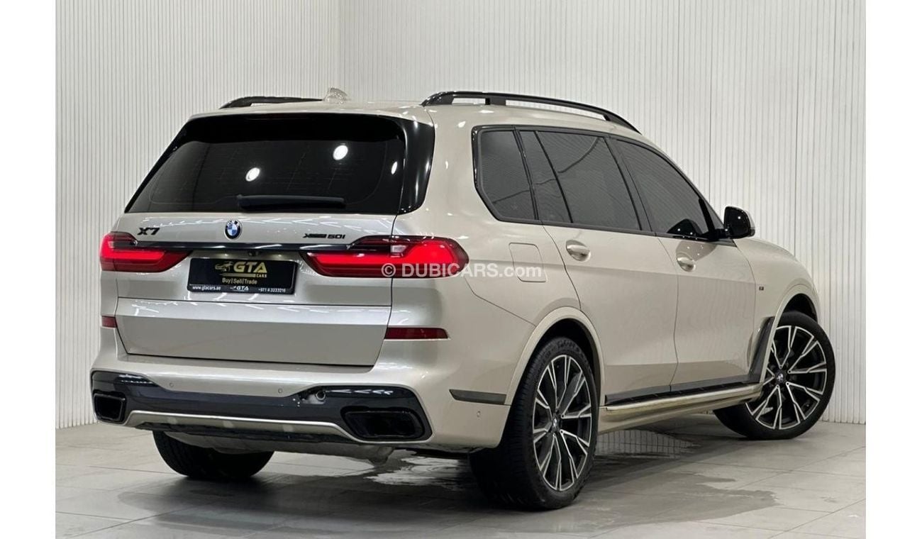 بي أم دبليو X7 2019 BMW X7 xDrive50i M-Sport, Oct 2024 BMW Warranty + Service Pack, Full Options, VIP Seats, GCC