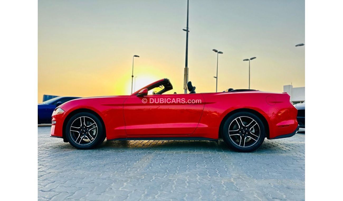 Ford Mustang EcoBoost Premium Convertible | Monthly AED 1310/- | 0% DP | Blindspot | Leather Seats | # 07111