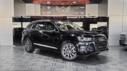 Audi Q7 AED 2,700 P.M | 2016 AUDI Q7 45 TFSI QUATTRO 3.0 L | 333 HP | 7 SEATS | FULL PANORAMIC ROOF | GCC