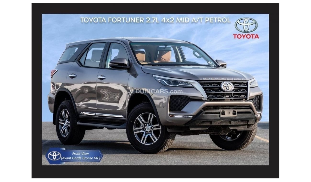 Toyota Fortuner TOYOTA FORTUNER 2.7L 4x2 MID A/T PTR Export Only 2023 Model Year