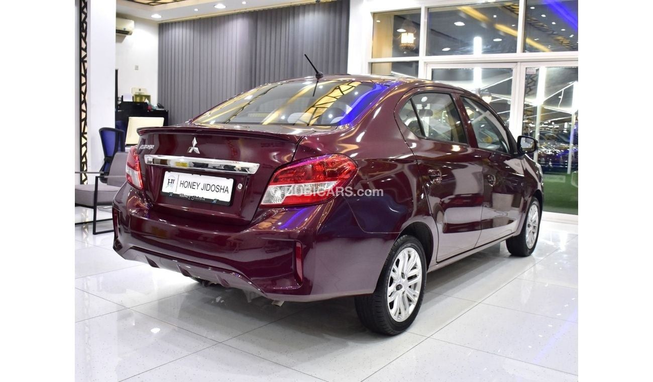 ميتسوبيشي اتراج EXCELLENT DEAL for our Mitsubishi Attrage ( 2021 Model ) in Burgundy Color GCC Specs