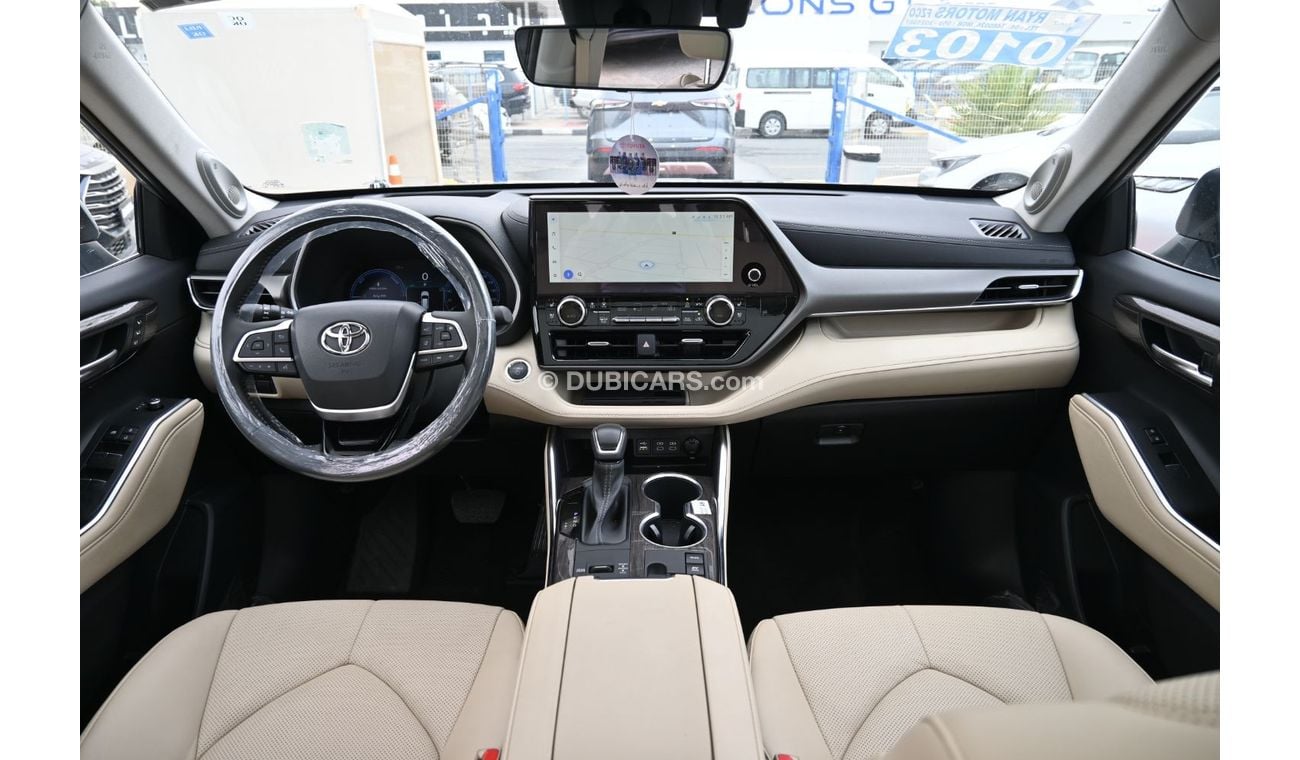 تويوتا هايلاندر Toyota Highlander Limited 2.5L Hybrid SUV, Model 2023 Color Silver