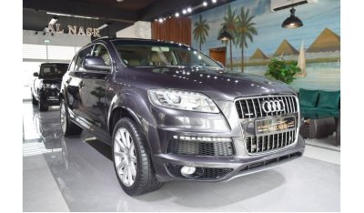 Audi Q7 100% Not Flooded | 45 TFSI quattro S-Line SuperCharged | GCC | Single Owner | Excellent Condition |