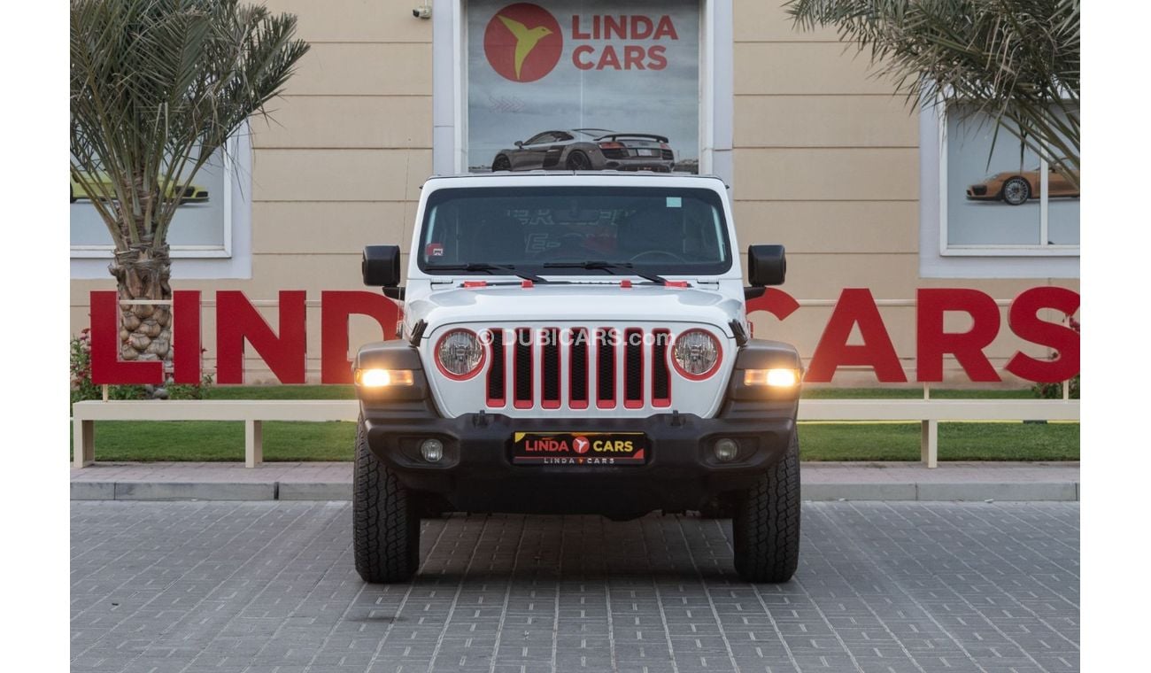 جيب رانجلر Unlimited Sport 3.6L A/T Jeep Wrangler Unlimited Sport 2018 GCC under Warranty with Flexible Down-Pa