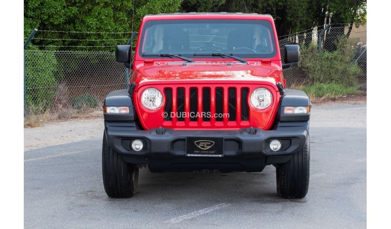 Jeep Wrangler Unlimited Sport AED 1,890/month 2019 | JEEP WRANGLER UNLIMITED | SPORT GCC | FULL JEEP SERVICE HISTO