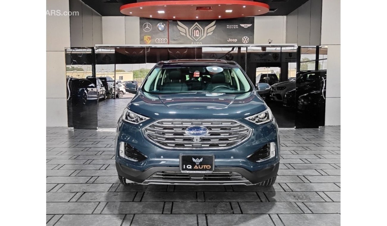 فورد إدج AED 1,700 P.M | 2019 FORD EDGE TITANIUM 2.0 L | GCC | PANORAMIC ROOF | UNDER AGENCY WARRANTY