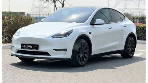 Tesla Model Y TESLA MODEL Y LONG RANGE DUAL MOTORS 4WD 2022 GCC WITH TESLA WARRANTY IN MINT CONDITION