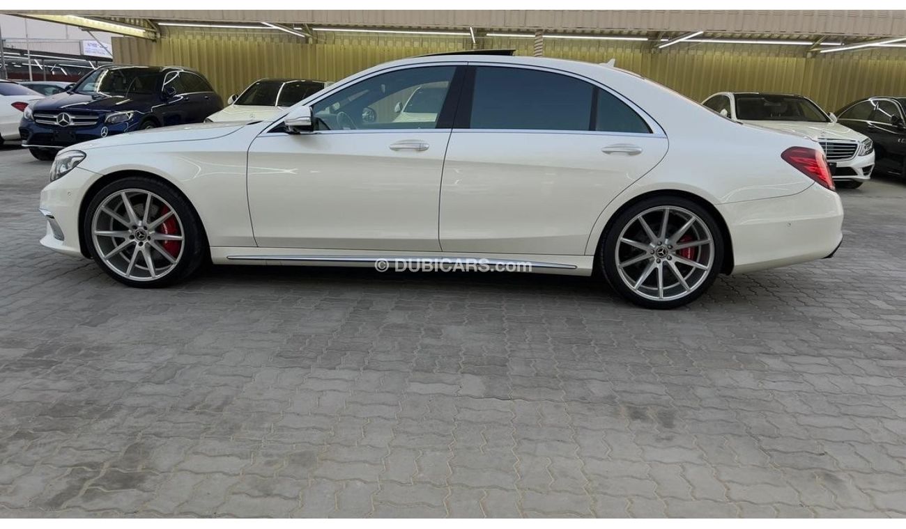 مرسيدس بنز S 550 S550L /// KIT S65 AMG وارد اليابان اوراق جمارك قمة النظافة