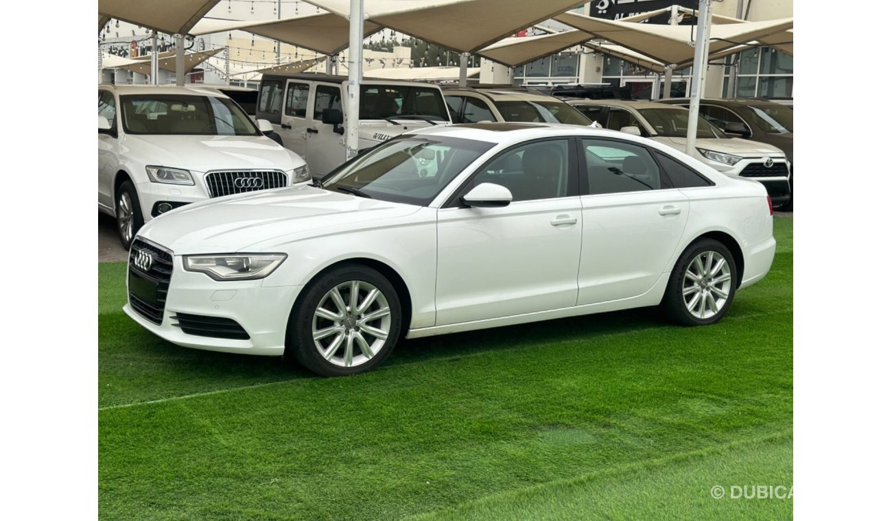 Audi A6 TFSI S-Line MODEL 2014 GCC CAR PERFECT CONDITION INSIDE AND OUTSIDE FULL OPTION SUN ROOF LEATHER SEA