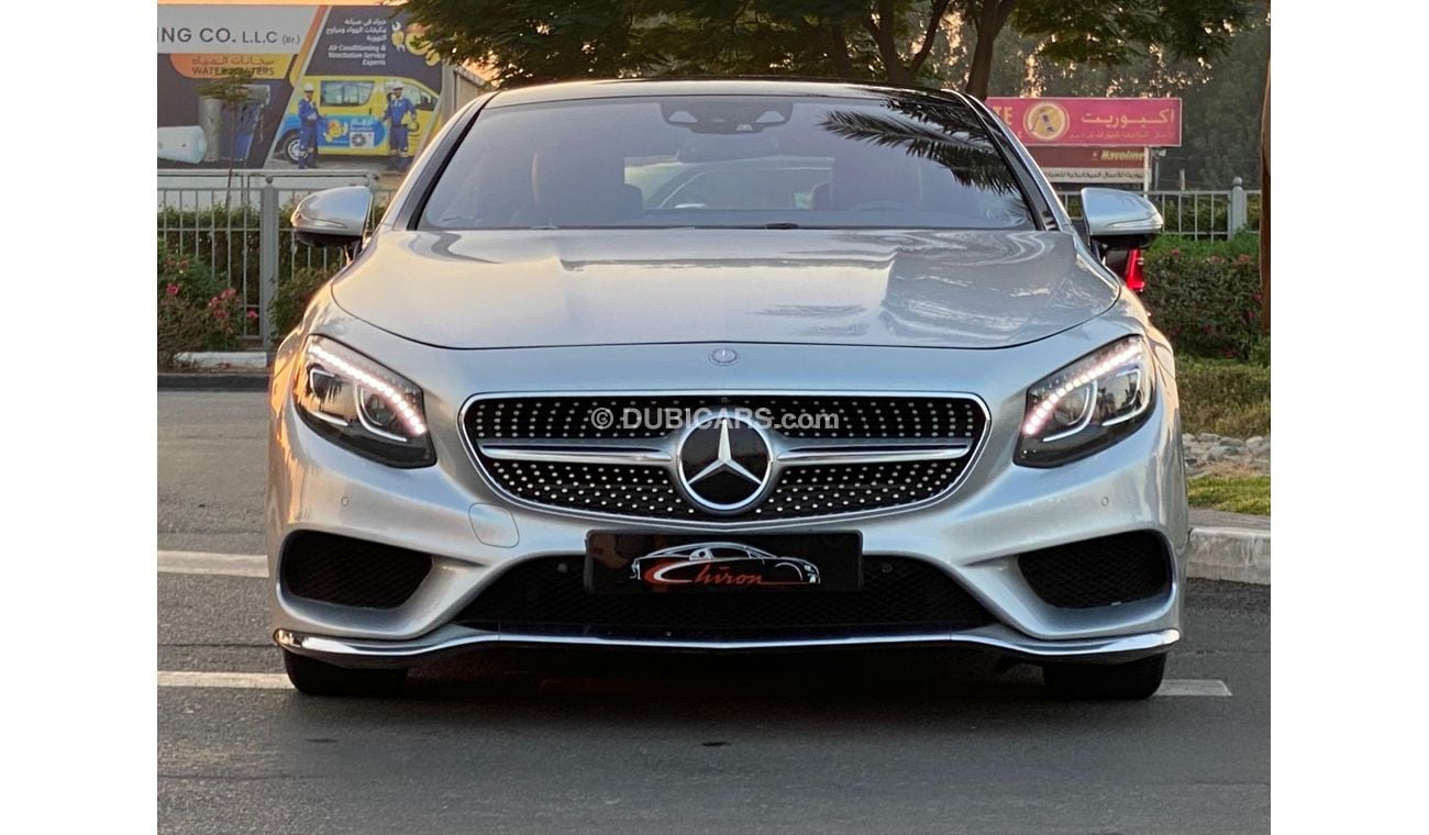 مرسيدس بنز S 500 كوبيه MERCEDES S500 COUPE 4 MATIC 2016 GCC IN LOW MILEAGE PERFECT CONDITION